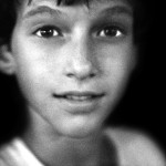 Boy staring